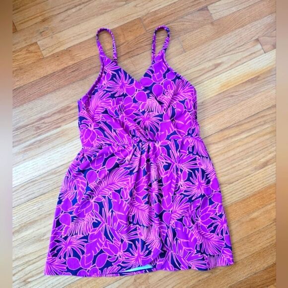 Land's End swimsuit woman's XL skirted Resortwear Beach Vacation - Picture 2 of 7